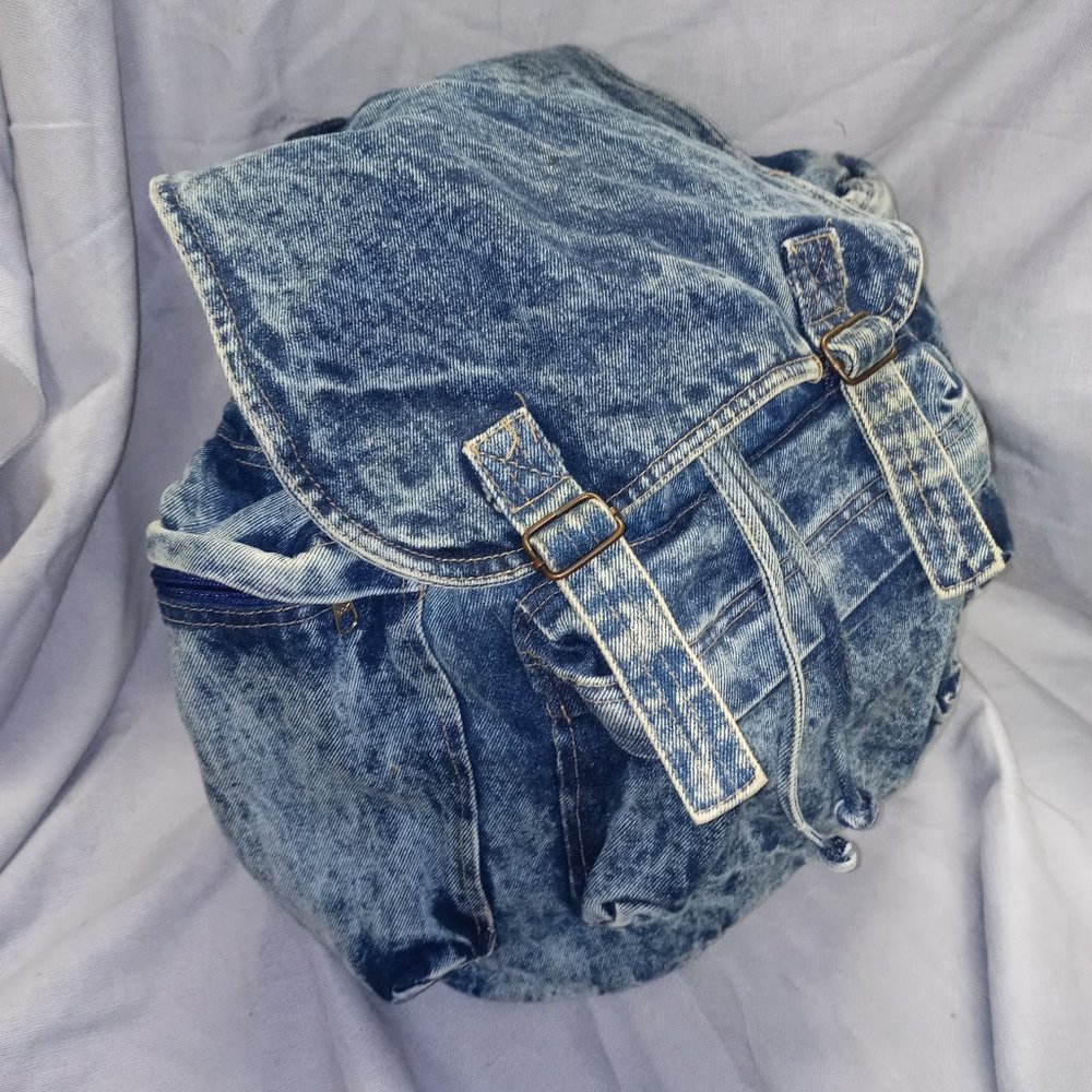 Denim Backpack